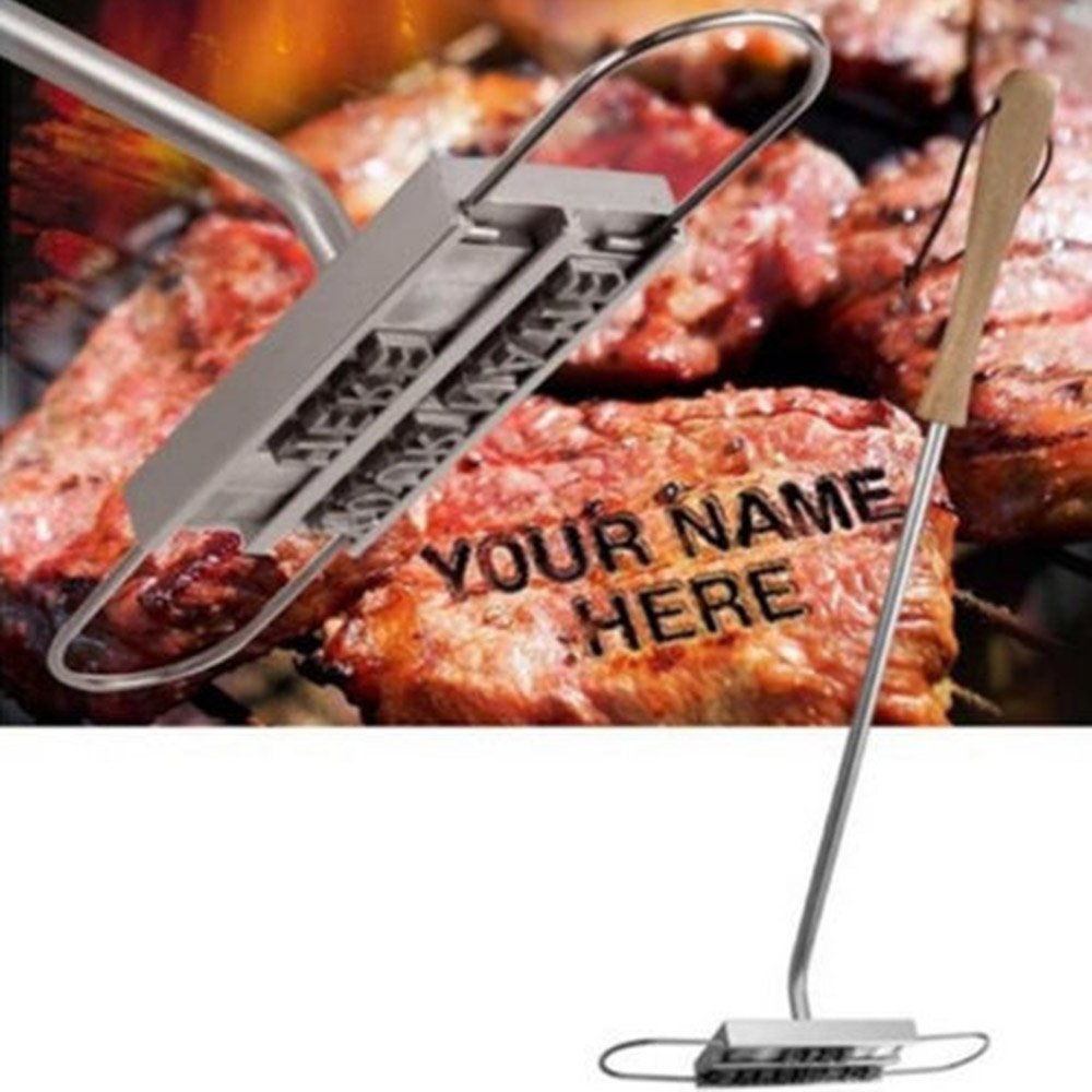 Harlov BBQ Meat Branding Iron with Changeable Letters - NEW VERSION!
